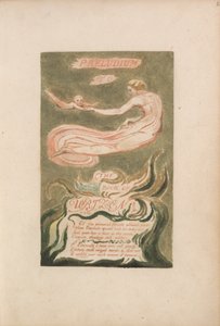 The First Book of Urizen, Plate 2, Preludium to the Book of Urizen (Bentley 2) tekijältä William Blake