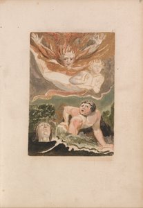 Urizenin ensimmäinen kirja, levy 4 (Bentley 24) tekijältä William Blake