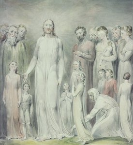 Naisen paraneminen veriongelman kanssa tekijältä William Blake