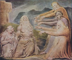 Just Upright Man Is Laughed To Scors, c1825, 1947 tekijältä William Blake
