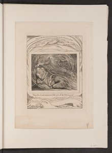 Herra vastaa Jobille pyörteestä tekijältä William Blake