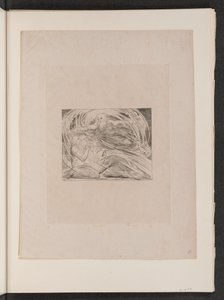 Herra vastaa Jobiin pyörteestä, 1825. tekijältä William Blake