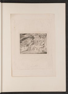 Sanansaattajat kertovat Jobille hänen onnettomuuksistaan tekijältä William Blake