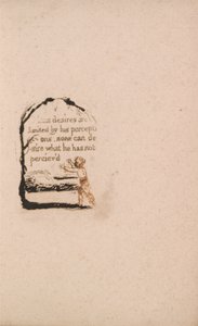 Luonnollista uskontoa ei ole, levy 7, V Mans toivoo . . . .  (Bentley a8) tekijältä William Blake