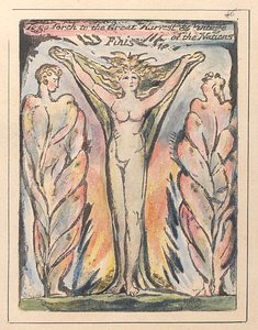 Mennä eteenpäin Great Harvest & Vintage of the Nations -tapahtumaan, n. 1811 tekijältä William Blake