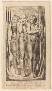 Sota (varkauden, aviorikoksen, murhan syyttäjät) tekijältä William Blake
