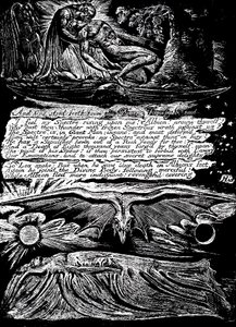 William Blake 1757-1827, englantilainen mystikko, runoilija, taidemaalari ja kaivertaja, 1804-1820 tekijältä William Blake