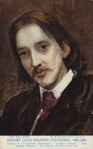 Robert Louis Stevenson (1850-1894), skotlantilainen kirjailija, runoilija ja matkakirjailija