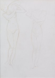 Tutkimus (metallipiste) tekijältä William Blake Richmond