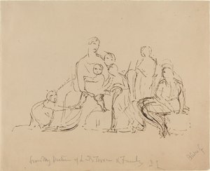 Lady Torrens ja perhe tekijältä William Blake after John Linnell