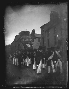 Hibernian Society Procession, Cardiff, 1892.