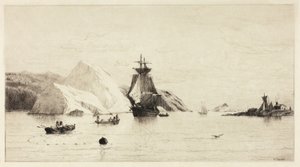 Arktinen merimaisema tekijältä William Bradford