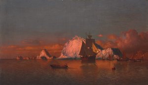 Kalastus Labradorin rannikolla, 1880 tekijältä William Bradford