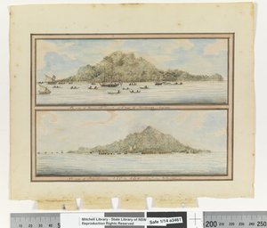 Opp. s. 276. `NE. Hummock Islandin puolella, Mindanoon Sn-päässä. elokuu 1791" ja "NE. Pulo Sanguyn puolella. S. 4 astetta Et S. 60 astetta länteen elokuu 1791