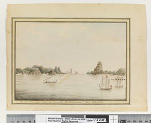 Opp. s. 36. `Rio Janeirossa katsoen sisäänkäyntiä kohti. 1787
