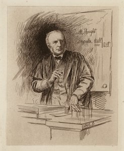 Henry Calderwood, moraalifilosofian professori (kaiverrus). tekijältä William Brassey (after) Hole
