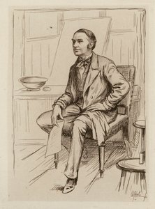 Thomas Annandale, kliinisen kirurgian professori (kaiverrus) tekijältä William Brassey (after) Hole