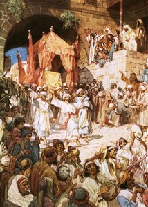 Daavid toi arkin Jerusalemiin tekijältä William Brassey Hole