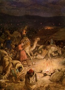 Gideon midianilaisten leirissä - Raamattu tekijältä William Brassey Hole