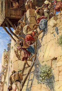 Jerusalemin valloitus jebusilaisilta - Raamattu tekijältä William Brassey Hole
