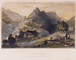 Näkymä balsillelle (basille) Col de Guignevertin ja Col de Pisin kanssa