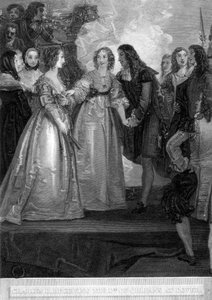 Kaarle II vastaanottaa Orleansin herttuattaren Doverissa, 1670 1804.