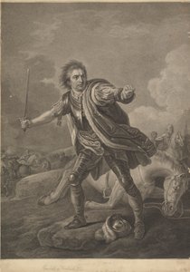 David Garrick Richard III:na Drury Lane -teatteriesityksessä, 1759