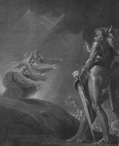 Noidat ilmestyvät Macbethille ja Banquolle, 1820