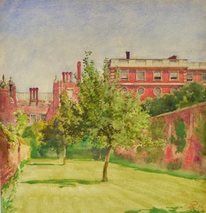 Hampton Court Yksityisestä puutarhasta tekijältä William Bruce Ellis Ranken