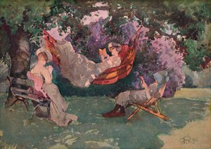 Puutarhassa, 1902. 1903