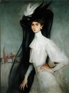 Olga Alberta, Baroness de Meyer (öljy kankaalle)