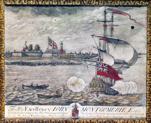 Hänen ylhäisyydelleen John Montgomerie Esq. (Näkymä Georgen linnakkeelle) tekijältä William Burgis