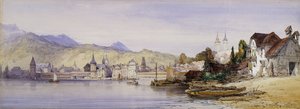 Luzerni järvestä, 1862 tekijältä William Callow