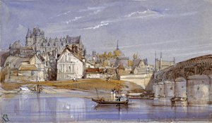 Chateau Amboisessa, Loiren varrella tekijältä William Callow