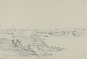 Royal Citadel ja Cattewater, Plymouth tekijältä William Callow