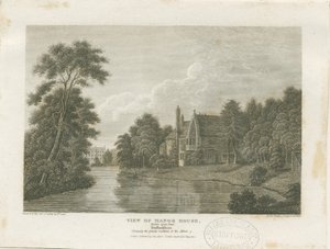 Burton-upon-Trent - Manor House: kaiverrus, nd [c 1812] (tulostus)