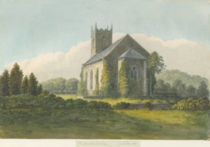 Needwoodin kirkko: akvarellimaalaus, 1839