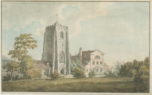 Ranton Abbey [Priory]: akvarellimaalaus, nd [1700-luvun loppu]