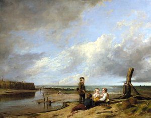 "Shrimp boys at Cromer", 1815 tekijältä William Collins