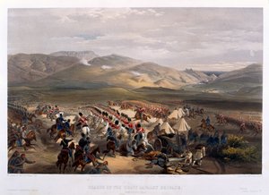 Raskaan prikaatin hyökkäys Balaclavan taistelussa 1854 tekijältä William Crimea Simpson