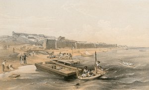 Yenikalen linnoitus päin Asovinmerta tekijältä William Crimea Simpson