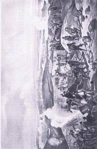Sevastopol: Kuuma päivä paristoilla, kuvitus brittiläisistä taisteluista maalla ja merellä, 1915 tekijältä William Crimea Simpson