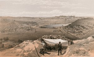 Sebastopolin kaupungin patterit tai sisälinnoitukset, 23. kesäkuuta 1855 tekijältä William Crimea Simpson