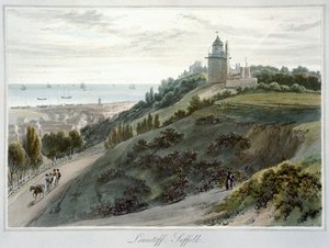 Lowestoft, Suffolk, 1814-1825 tekijältä William Daniell