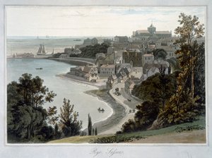 "Rye, Sussex", 1823 tekijältä William Daniell