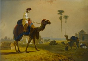 The Hirkarrah Camel (kohtaus Itä-Intiassa), 1832