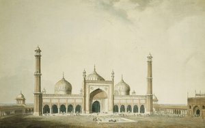 Jama Masjid, Delhi, tekijältä William Daniell