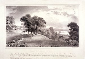 Charlton House lähellä Blackheathia, Greenwich, Lontoo, vuosi 1830.