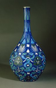 Pullomaljakko, valmistaja William de Morgan & Co, koristeltu James tai John Hersey, Sand
