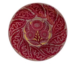 Luster Snake ja Daisy Plate tekijältä William de Morgan
